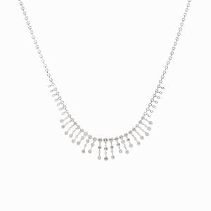 Tiesh Designer Necklace with Diamonds in 18kt Yellow Gold