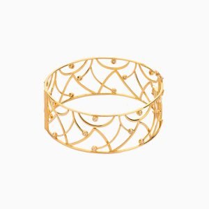 Tiesh 22kt Gold Intricate Bangle for Moments That Matter