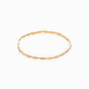 Tiesh 22kt Gold Delicate Bangle for Moments That Matter