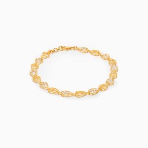 Tiesh 22kt Yellow Gold and Diamond Bracelet