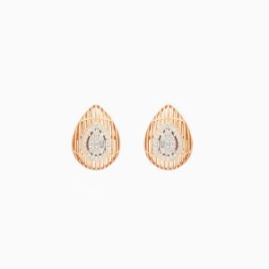18kt Rose Gold Earrings with Diamonds
