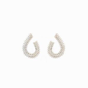 18kt White Gold Earrings with Diamonds