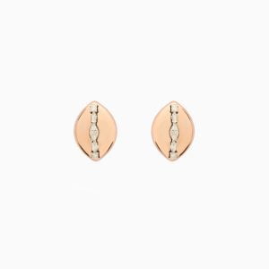 18kt Rose Gold Earrings with Diamonds