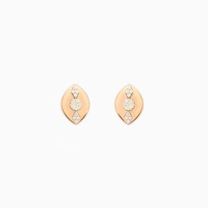 18kt Rose Gold Earrings with Diamonds