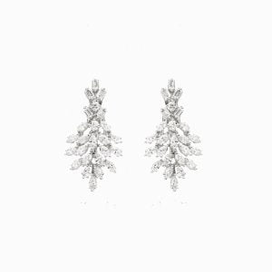 18kt White Gold Earrings with Diamonds