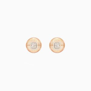 18kt Rose Gold Earrings with Diamonds