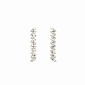 18kt White Gold Earrings with Diamonds