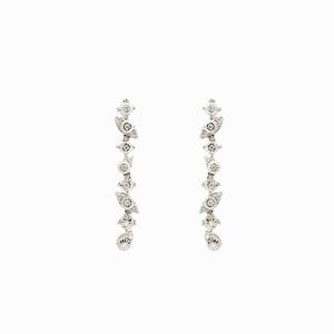 18kt White Gold Earrings with Diamonds