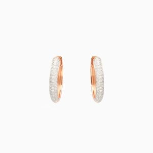 18kt Rose Gold Earrings with Diamonds