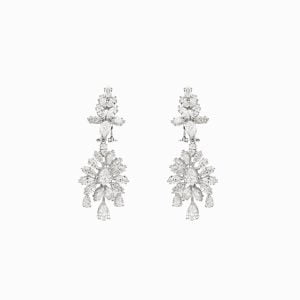 18kt White Gold Earrings with Diamonds