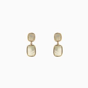 18kt Rose Gold Earrings With Mother of Pearls
